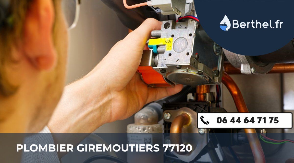Dépannage plombier Giremoutiers