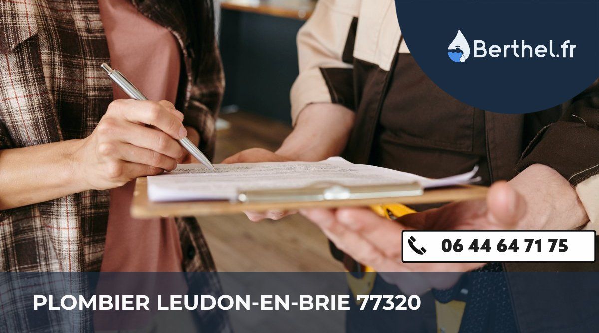 Dépannage plombier Leudon-en-Brie