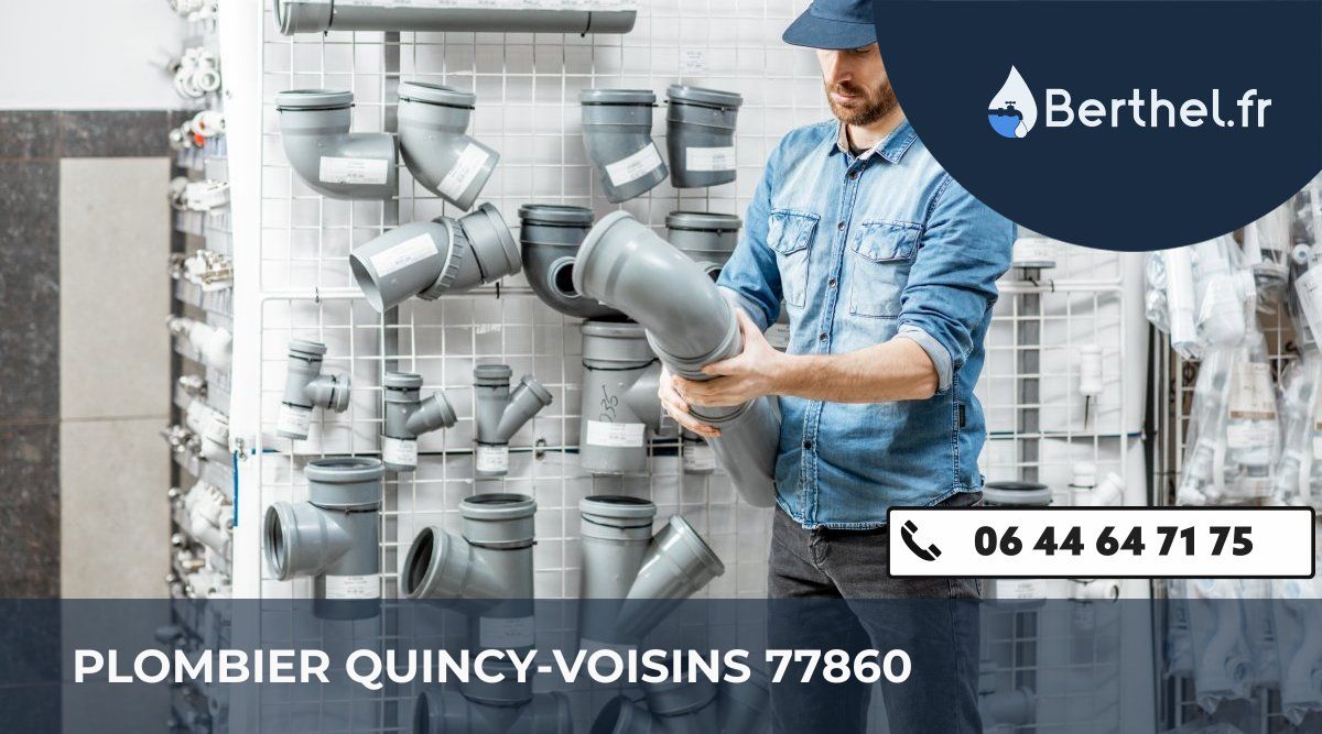Dépannage plombier Quincy-Voisins