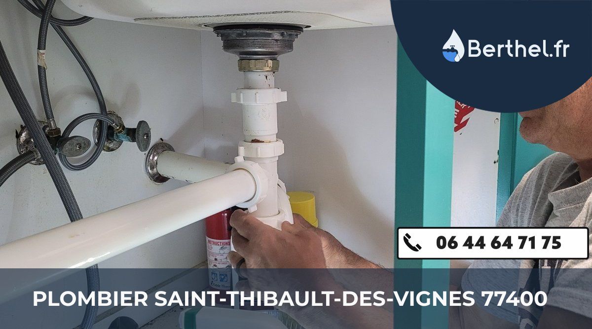 Dépannage plombier Saint-Thibault-des-Vignes